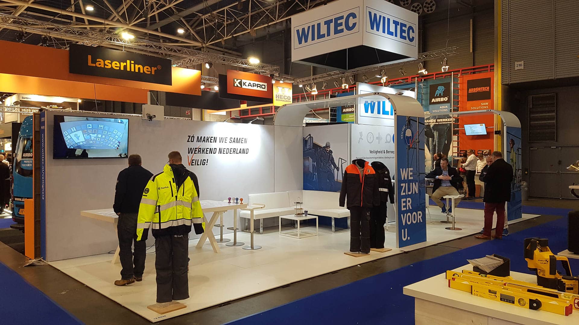 Expo booth bouwbeurs Utrecht Jaarbeurs