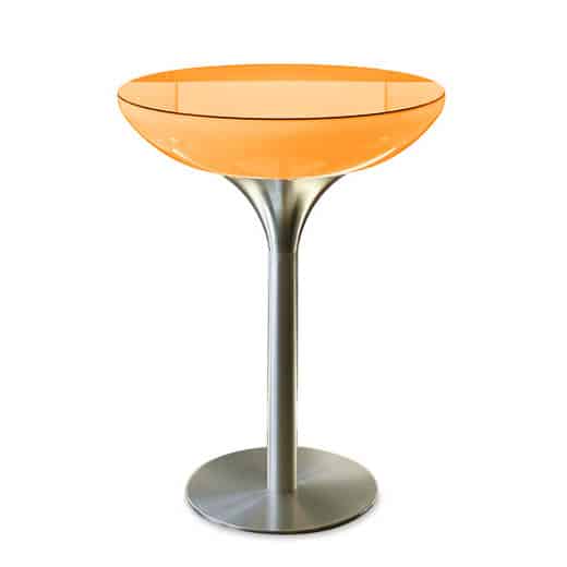Moree lounge standing table with LED lighting
